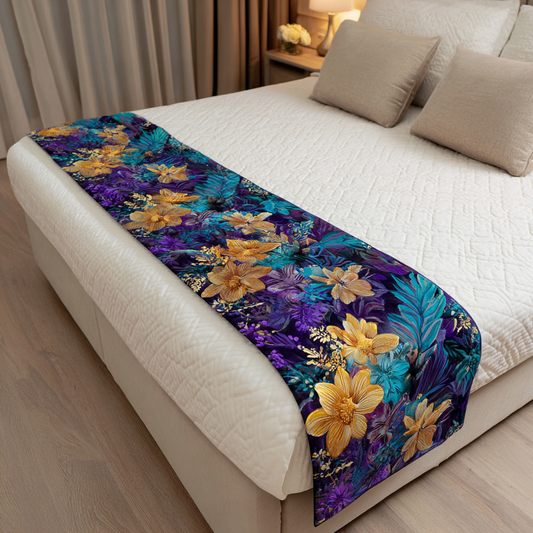 Bold Petals Quilted Bed Runner NCU0DK9250