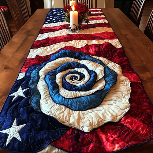 Bold Stripes Quilted Table Runner NCU0VH5393