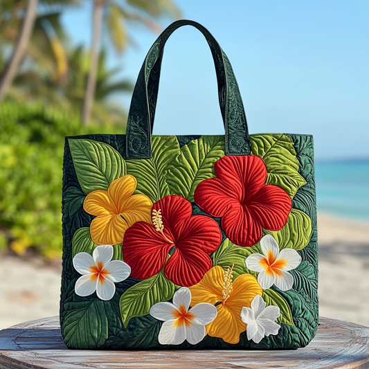 Bold Tropics Quilted Tote Bag NCU0VL2763