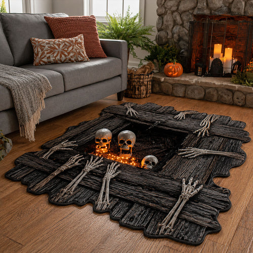 Bone Pit Custom Shape Area Rug NCU0PT11935