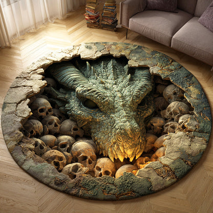 Bonefire Warden Quilted Round Mat NCU0TD1012