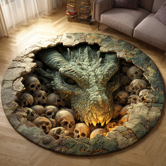 Bonefire Warden Quilted Round Mat NCU0TD1012