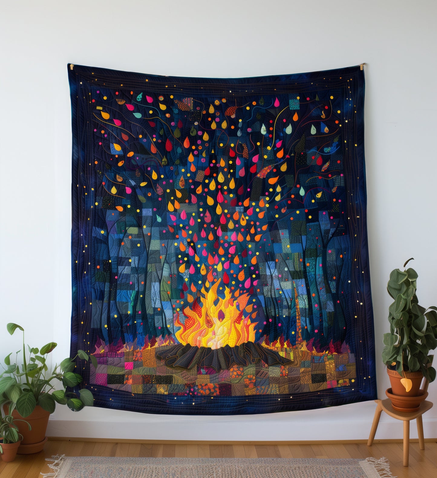 Bonfire Nights Quilted Blanket NCU0PT056