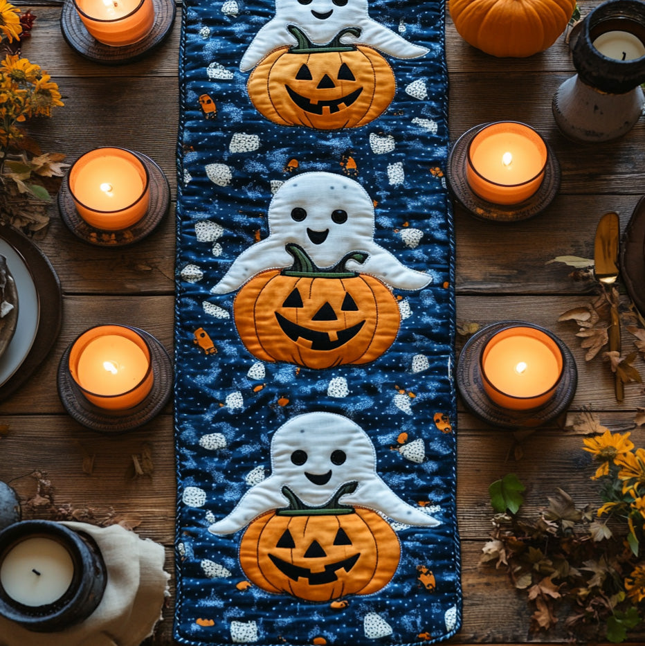 Boo Table Runner Pattern Boo Boulevard Quilted Table Runner NCU0DV7329 – Vantique