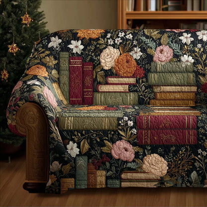 Book Bloom Quilted Sofa Cover NCU0NT11436