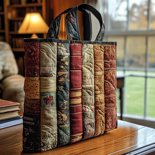 Book Nook Quilted Tote Bag NCU0DV7256