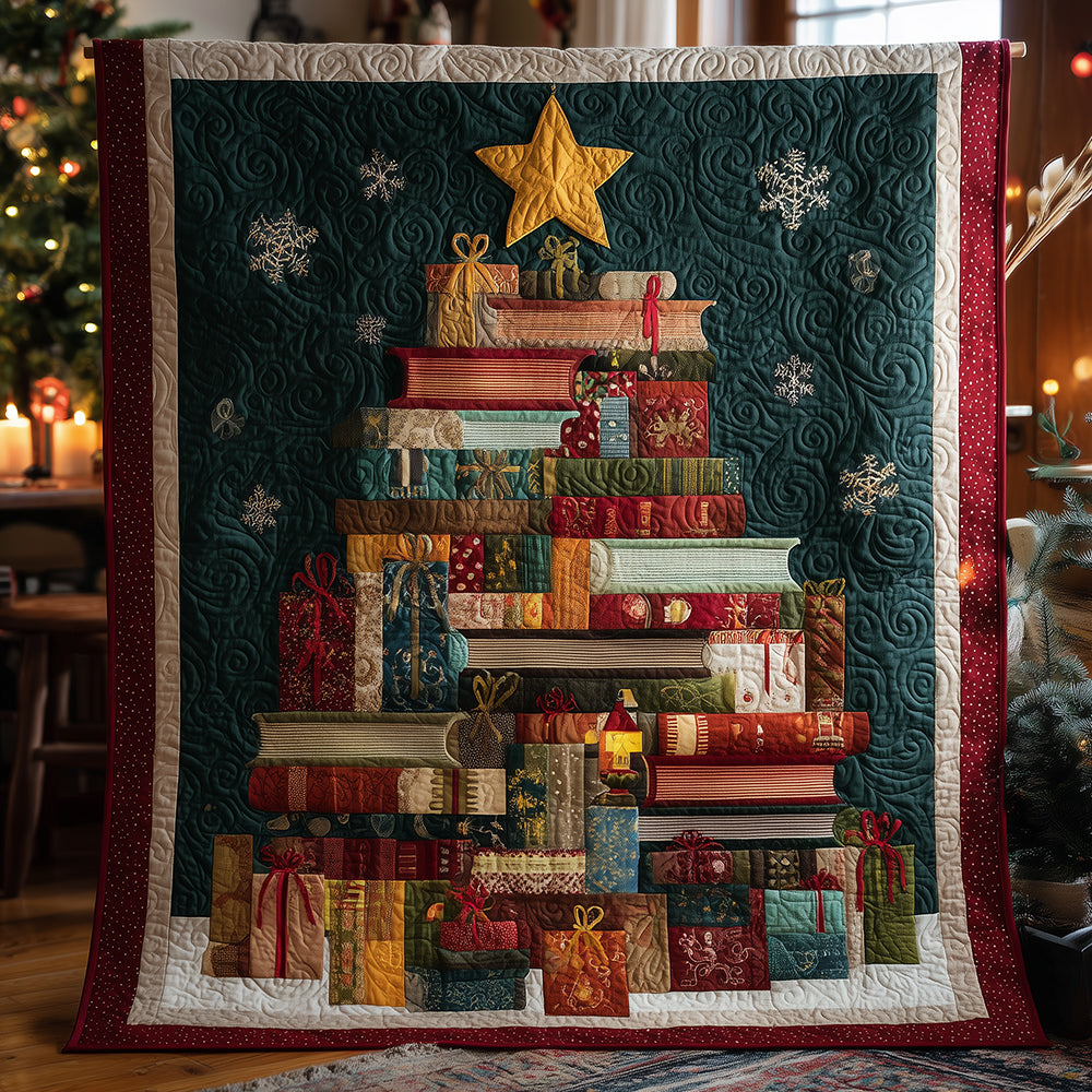 Book Tree Magic Quilted Blanket NCU0TH3467