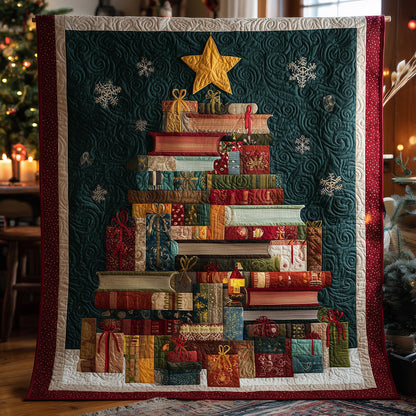Book Tree Magic Quilted Blanket NCU0TH3467