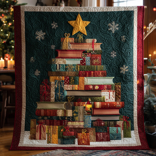 Book Tree Magic Quilted Blanket NCU0TH3467