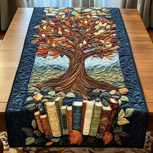 Bookish Bliss Quilted Table Runner NCU0VH4332