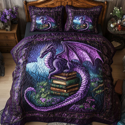 Bookkeepers Fury 3-Piece Quilted Bedding Set NCU0PT5557