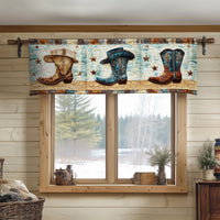 Boots and Hats Quilted Valance NCU0NT6672