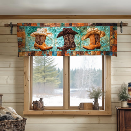 Cowboy Quilted Valance NCU0VT162