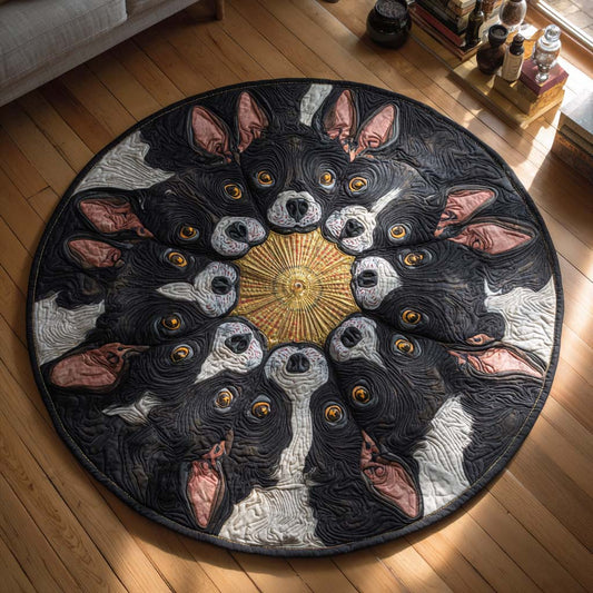 Boston Radiance Quilted Round Mat NCU0XD696