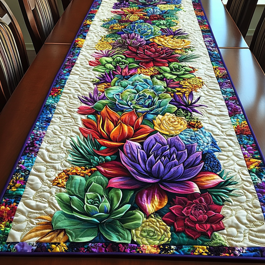 Botanical Bliss Quilted Table Runner NCU0DK5825