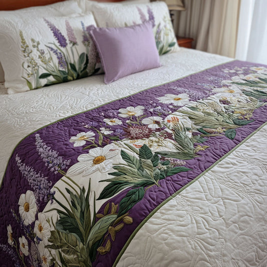 Botanical Daydream Quilted Bed Runner NCU0PT11154