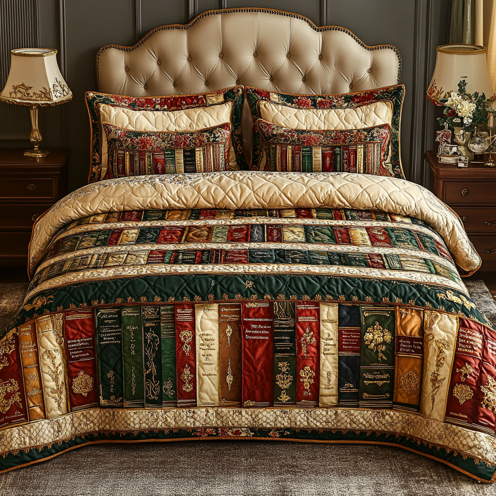 Bound Beauty 3-Piece Quilted Bedding Set NCU0VH3234