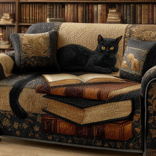 Bound By Stories Quilted Sofa Cover NCU0TV760