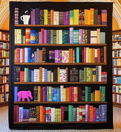 Bound In Stories Quilted Blanket NCU0DV740