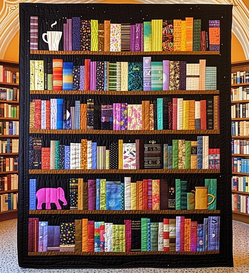 Bound In Stories Quilted Blanket NCU0DV740