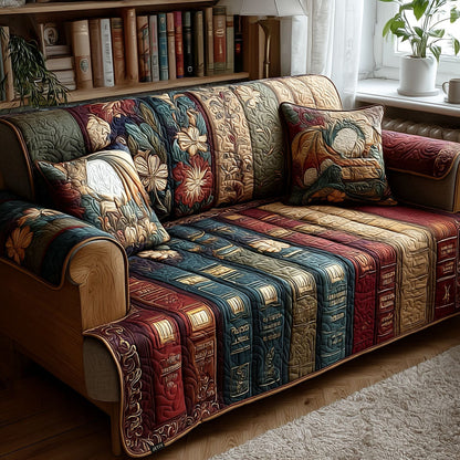 Bound Wisdom Quilted Sofa Cover NCU0PT9734