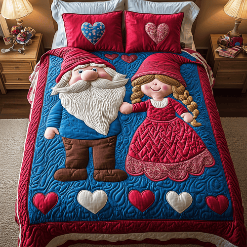 Bound by Love 3-Piece Quilted Bedding Set NCU0TH2473