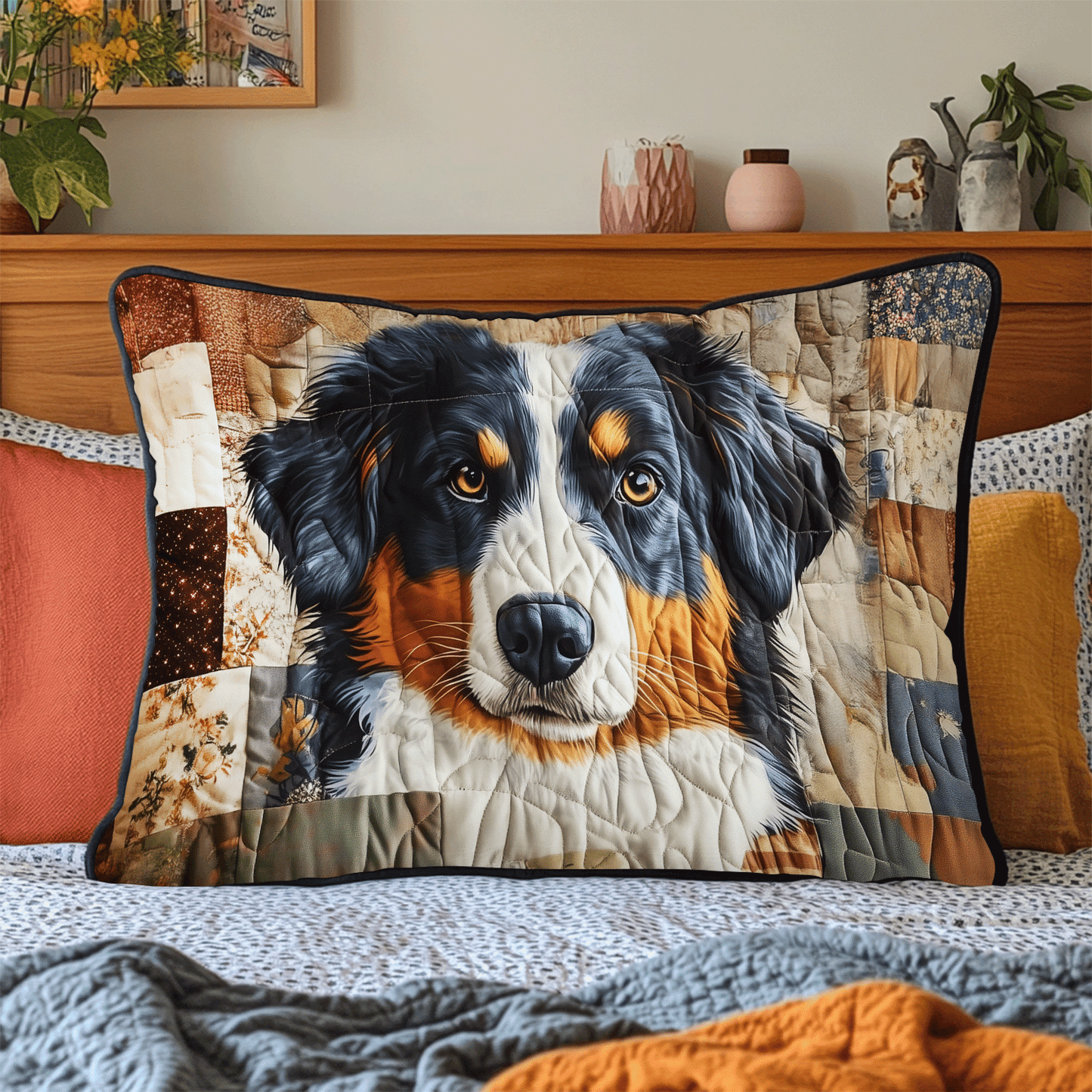 Boundless Aussie Quilted Bedding Pillow Case NCU0DV4785