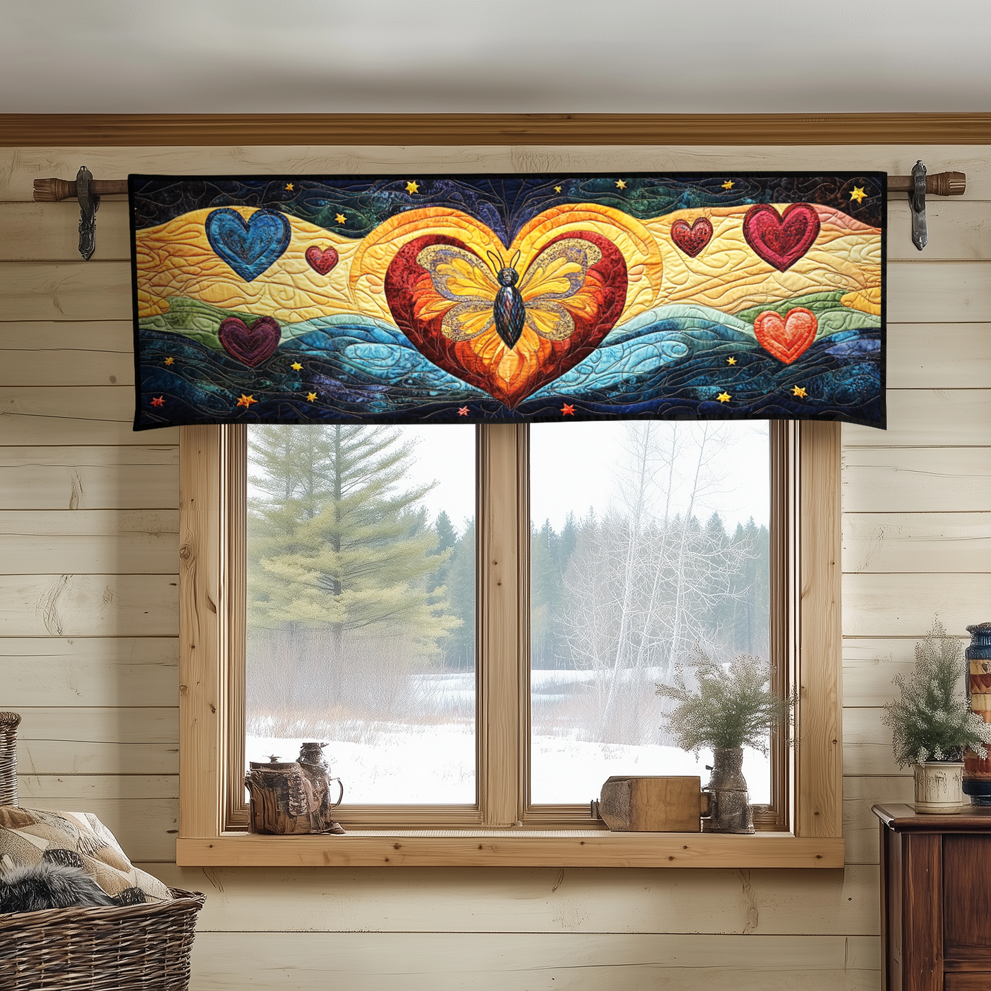 Boundless Heart Quilted Valance NCU0DK4721