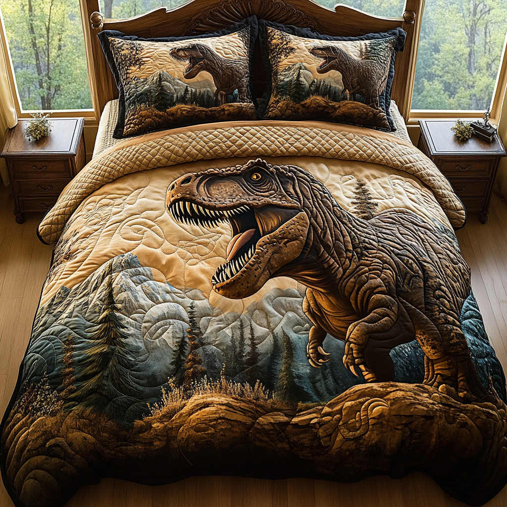 Boundless Titan 3-Piece Quilted Bedding Set NCU0DV4418