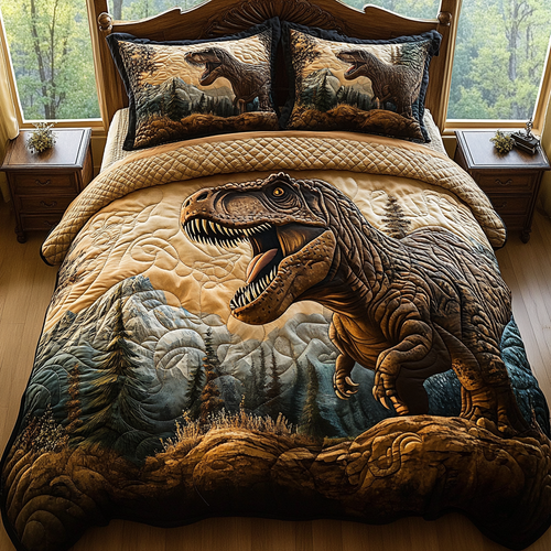 Boundless Titan 3-Piece Quilted Bedding Set NCU0DV4418