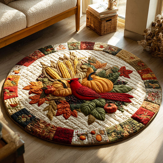Bountiful Blessings Quilted Round Mat NCU0TV029
