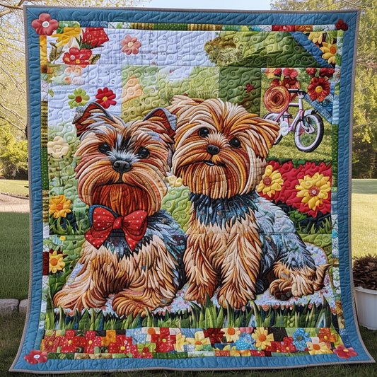 Bowtie Buddies Quilted Blanket NCU0NT016