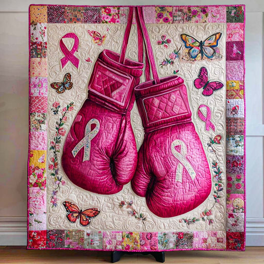 Boxing Hope Quilted Blanket NCU0NT9558
