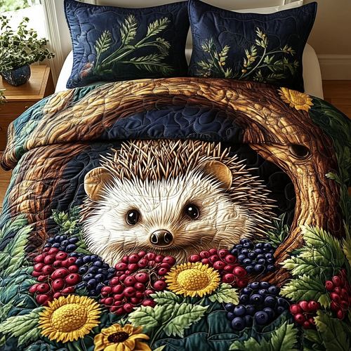 Brambles and Burrows 3-Piece Quilted Bedding Set NCU0DV4001