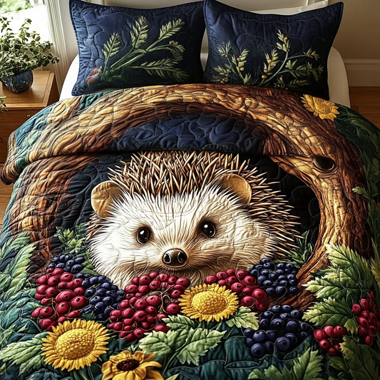 Brambles and Burrows 3-Piece Quilted Bedding Set NCU0DV4001