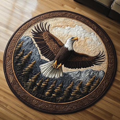 Brave Flight Quilted Round Mat NCU0DV6725