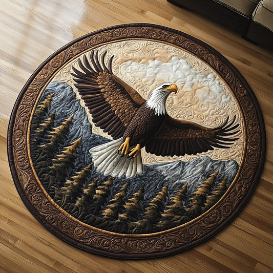 Brave Flight Quilted Round Mat NCU0DV6725