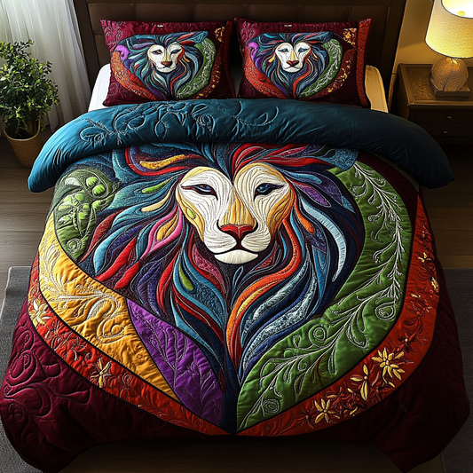 Brave Heart 3-Piece Quilted Bedding Set NCU0DK4380