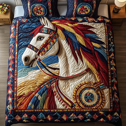 Brave Spirit 3-Piece Quilted Bedding Set NCU0NT7639