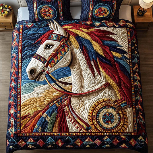 Brave Spirit 3-Piece Quilted Bedding Set NCU0NT7639
