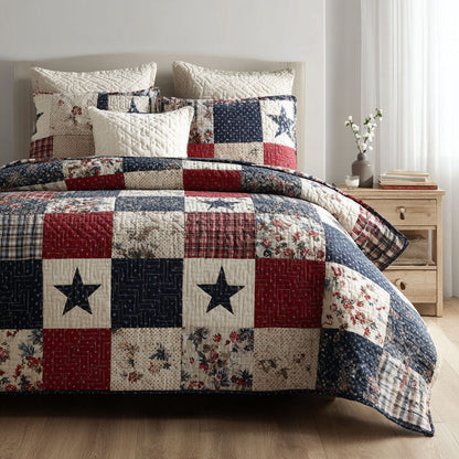 Brave Star 3-Piece Quilted Bedding Set NCU0NT11739