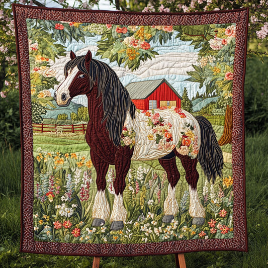 Braveheart Clydesdale Quilted Blanket NCU0PT6152