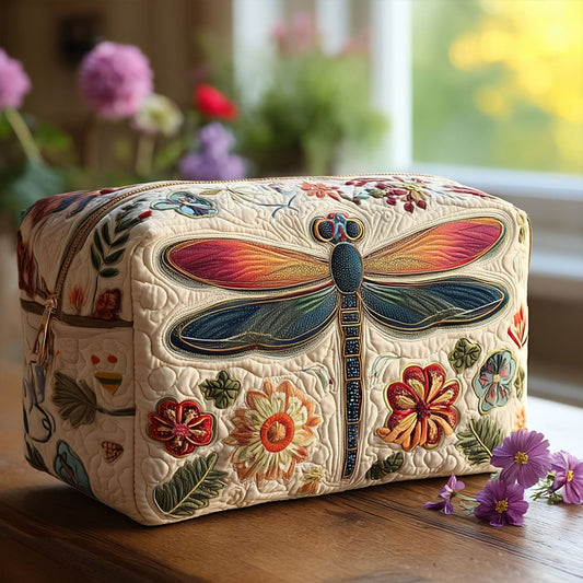 Breeze Catcher Quilted Makeup Bag NCU0PT9337