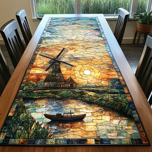 Breezy Meadows Quilted Table Runner NCU0DK5920