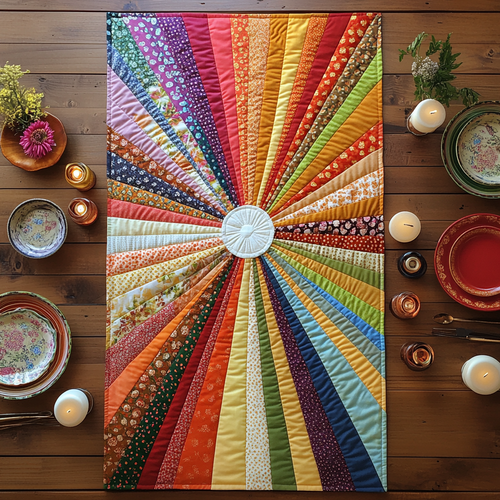 Bright Beginnings Quilted Table Runner NCU0DV3051