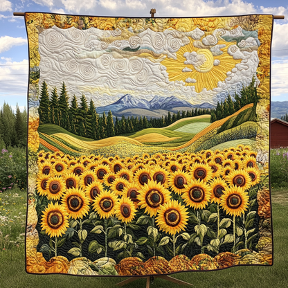 Bright Bloom Quilted Blanket NCU0DK6886