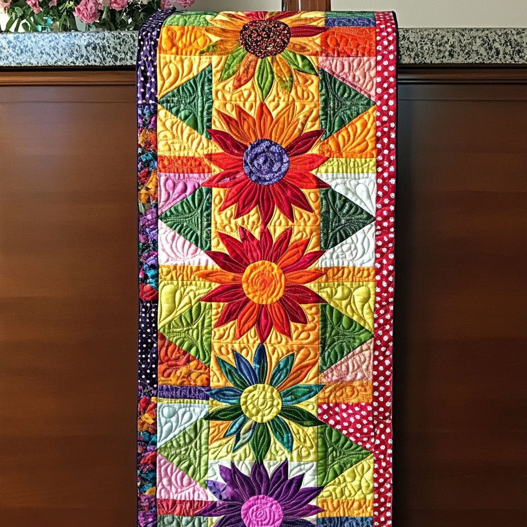Bright Days Quilted Table Runner NCU0NT6869