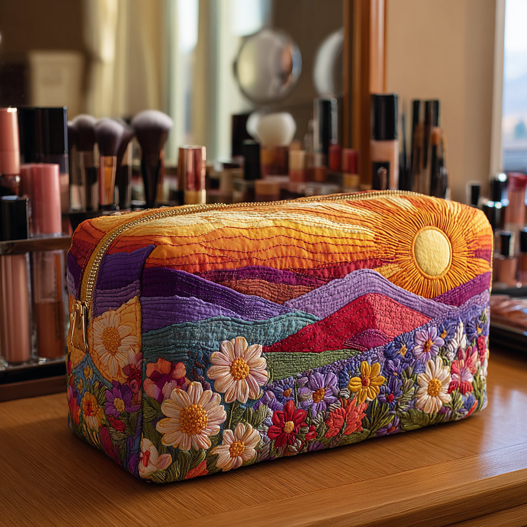Bright Essence Quilted Makeup Bag NCU0DK10298