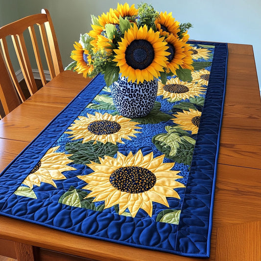 Bright Harvest Quilted Table Runner NCU0NT7276