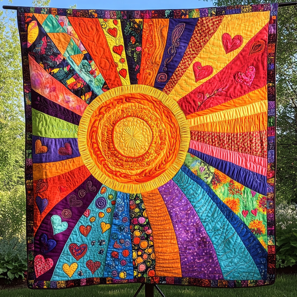 Bright Horizon Quilted Blanket NCU0DK4355